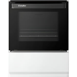 Fogão a Gás Mesa Inox e Forno 50L Limpa Fácil Esmaltec F4ISB Cor Branco 4 bocas | Parcelamento sem juros