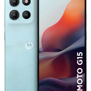 Smartphone Motorola Moto G15 - 128gb 12gb (4gb Ram+8gb Ram Boost) E Camera 50mp Com Ai E Night Vision Bateria De 5200 Mah Tela Fhd+ 6.7 Com Superbrilho Nfc Azul Claro | Parcelamento sem juros