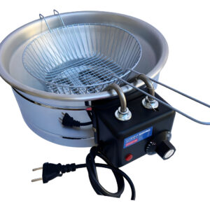 Fritadeira Industrial Elétrica Tacho 5L Inox Cor Prateado | Frete grátis