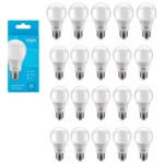 Kit 20 Lâmpadas Led 12w Bulbo Bivolt Branca Fria 6500k Elgin