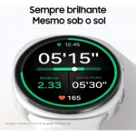 Samsung Galaxy Watch8 Smartwatch 44mm Lte, Galaxy Ai Prata Prata Prata - Imagem 5