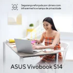 Notebook Asus Vivobook S14 S3407va Intel Core I7 13620h 8gb Ram 512gb Ssd Linux Keepos Tela 14 Vips Fhd 60hz Cool Silver - Ly055 - Imagem 8