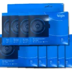 Kit 10x Eco Spot Preto Elgin 3w Quadrado Preto 6500k Bivolt 3v Preto