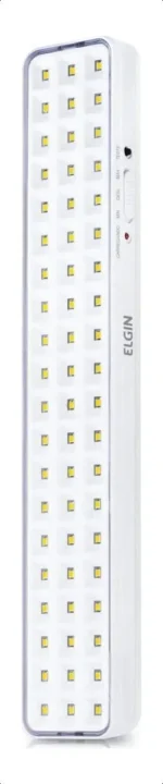 Luminária de Emergência 60 leds 4w 6500k Branco Frio Elgin - Imagem 3