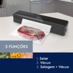 Seladora À Vácuo Electrolux Portátil Cinza Silenciosa - Imagem 8