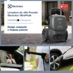 Lavadora de Alta Pressão Electrolux 2200PSI 1800W UltraWash Dispenser detergente Integrado UWS2200 - Imagem 2