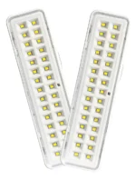 Kit 2 Luminarias de Emergencia 30 Leds Elgin