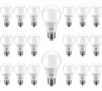Kit 20 Lâmpadas Led 15w Bulbo Bivolt Branca Fria 6500k Elgin 127/220v Branco-frio