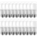 Kit 50 Lâmpadas Led Bulbo 12w E27 Branco Frio Inmetro Elgin 127/220v Branco-frio