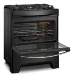 Fogão 5 Bocas Continental Preto Mesa De Vidro Fc5gb - Bivolt 110v/220v - Imagem 4