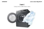 Lava E Seca Samsung Wd11m Com Digital Inverter Inox 11kg Cor Inox look - Imagem 2