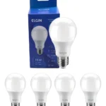 Kit 05 Lâmpadas Bulbo Led Elgin A60 15w 6500k Branco Cor da luz Branco-frio