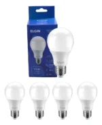 Kit 05 Lâmpadas Bulbo Led Elgin A60 15w 6500k Branco Cor da luz Branco-frio