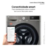 Lava e Seca Smart LG Vc4 Inox 14kg Cv5014pc4 IA - Imagem 5