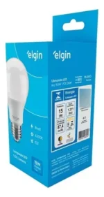 Kit 10 Lâmpadas Led 15w Bulbo Bivolt Branca Fria 6500k Elgin 127/220v Branco-frio - Imagem 5