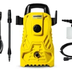 Lavadora de Alta pressão Kärcher Compacta 1500 PSI/Libras 1400W 300L/h com Aplicador de Detergente e Lança Regulável 127v