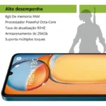 Smartphone Xiaomi Redmi 13C Dual SIM 256 GB Navy blue 8 GB RAM - Imagem 5