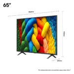 Smart TV LG NanoCell 4K AI 65" Pureza Cores 2025 - 65NANO80 - Imagem 2