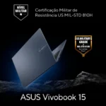 Notebook ASUS Vivobook 15 M1502YA AMD Ryzen 7 5825U 16GB Ram 1TB SSD Linux KeepOS 15,6" FHD Cool Silver - NJ613 - Imagem 8