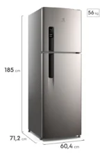 Geladeira Electrolux Frost Free 400L AutoSense Duplex Inox Look (TF44S - Imagem 2