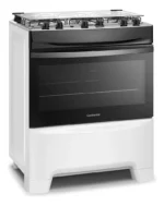 Fogão 5 Bocas Mesa De Inox Branco Continental Fc5ib 110v/220v - Imagem 3