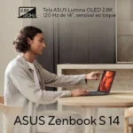 Notebook Asus Zenbook S14 Oled Ux5406sa Intel Core Ultra 7 256V 16gb Ram 1tb Ssd Windows 11 Home Tela 14 Fhd 120hz Gray - Pz176w - Imagem 4