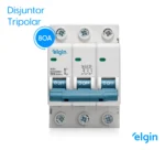 Disjuntor Tripolar 3 Polos 80a Termomagnético Curva C Elgin - Imagem 5