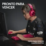 Teclado Gamer Sem Fio Logitech G PRO X TKL - Rosa Magenta - Imagem 7