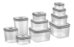 Kit 10 Potes Herméticos Electrolux Transparentes