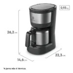 Cafeteira Elétrica Electrolux 15 Xícaras Jarra Inox (ecm12) - Imagem 2
