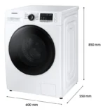 Lavadora Inverter Samsung Porta Black Ww11t Branca 11kg Cor Branco - Imagem 7