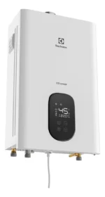 Aquecedor De Água A Gás Electrolux Exaustão 22lh22bg Bivolt Branco Bivolt - Imagem 5