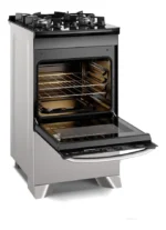 Fogão 4 bocas Electrolux Cinza Efficient Mesa Vidro, Tripla Chama e PerfectCook (FE4GG) Bivolt - Imagem 3