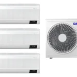 Tri-split Samsung Windfree 24.000 Btus Quente/frio Com Wifi Cor Branco