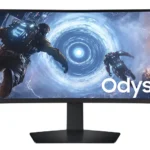 Monitor Samsung Odyssey G9 49"dqhd 144hz ajuste de altura cor preto