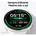 Samsung Galaxy Watch8 Smartwatch 44mm Bt, Galaxy Ai Branco Milanês Cinza-escuro Cinza-escuro - Imagem 3