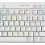 Teclado Gamer Sem Fio Logitech G PRO X TKL - Branco