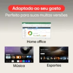 Monitor LG UltraWide Streaming 34SR60QC-B Tela curva WQuadHD (3440 x 1440) 21:9 de 34", WebOS, ThinQ Home, Air Play, Screen Share, Bluetooth - Imagem 5