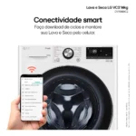 Lava E Seca Smart LG Vc2 14kg Branca Cv9014wc2 Cor Branco - Imagem 5
