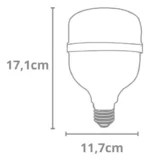 Lampada Led 80w Alta Potência Bulbo E27/e40 Bco Frio Elgin Cor da luz Branco-frio 110V/220V - Imagem 4