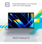Notebook ASUS Vivobook 15 X1504VA Intel Core i5 1334U 16Gb Ram 1TB SSD Linux KeepOS Intel Iris Xe Tela 15,6" LED FHD Silver NJ2247 - Imagem 7