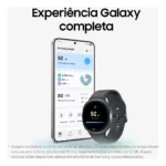 Samsung Galaxy Watch8 Smartwatch 40mm Bt, Galaxy Ai Branco Milanês Prateado Prateado