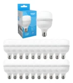 Kit 50 Lâmpadas Led Bulbo 20w Elgin Branca Fria 6500k Bivolt Branco-frio
