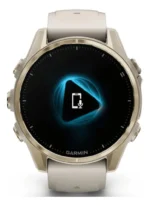 Relógio Garmin Fenix 8s Safira Ouro Suave Com Gps 43mm - Imagem 4