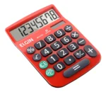 Calculadora Elgin Mv-4131 De Mesa 8 Dígitos Vermelho Vermelho