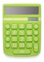 Calculadora Elgin Mv 4136 Verde Visor 12 Dig. Display Lcd Verde - Imagem 8