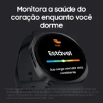 Samsung Galaxy Watch8 Smartwatch 44mm Bt, Galaxy Ai Branco Milanês Cinza-escuro Cinza-escuro - Imagem 6