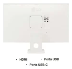 Monitor Myview Smart 27sr73u-w Ips 4k 27'' Webos Lg Bivolt Branco 127/220v - Imagem 2