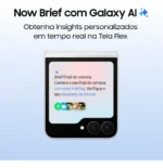 Samsung Galaxy Z Flip7 FE 128GB 8GB RAM Tela 6,7" AI Preto - Imagem 6