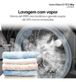 Lava E Seca Smart LG Vc2 Black Inox 14kg Cv9014bc2a - Imagem 5
